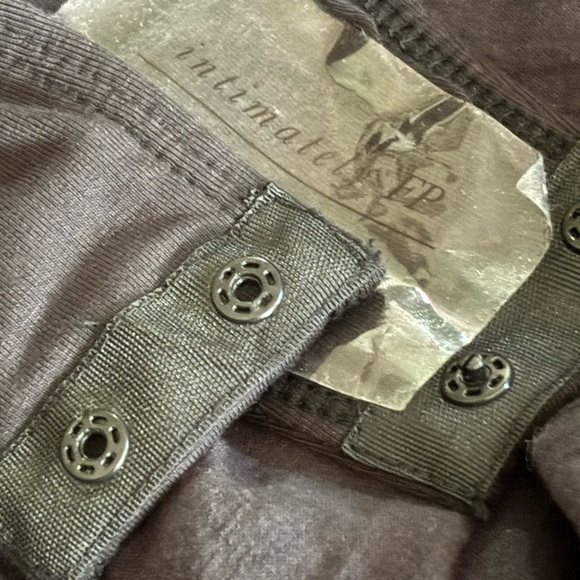 FREE PEOPLE BLUE Floral Embroidered Maxi Dress WITH BODY SUIT UNDERNEATH. - Picture 16 of 16